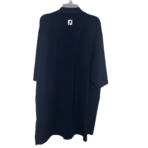 Footjoy shirt polo navy blue center stripe size XL - Picture 3 of 9